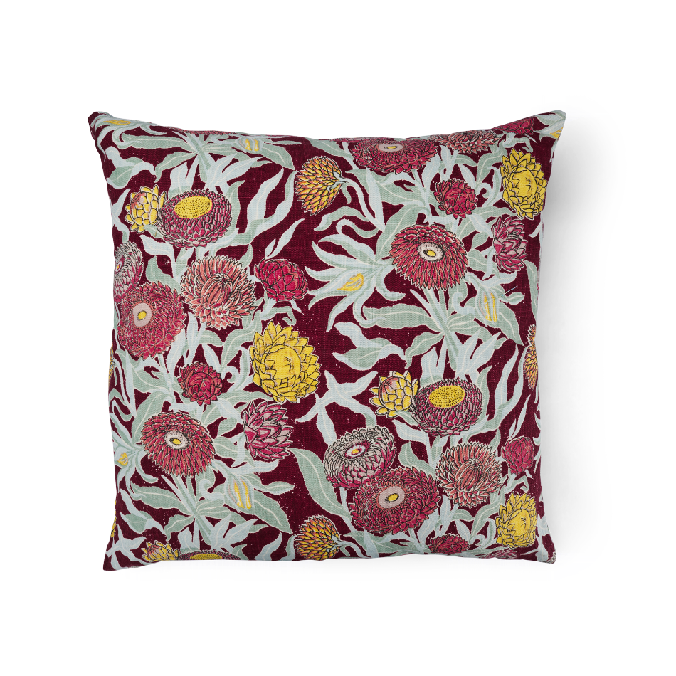 Everlasting Claret Large Cushion Cover