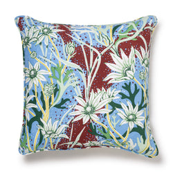 Flannel Flower Sky 50x50 Cushion Cover