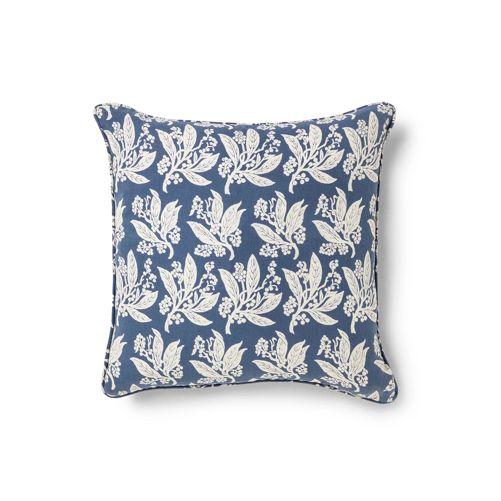 Golden Wattle Navy Medium Cushion Cover