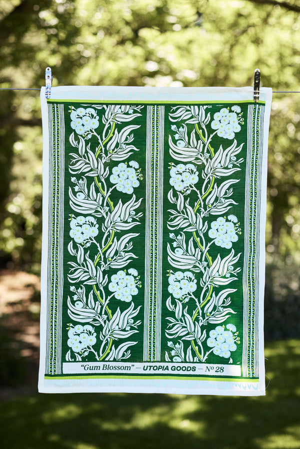 UtopiaGoods-GumBlossomGreen-Teatowel-Kitchen-AustralianNatives-78