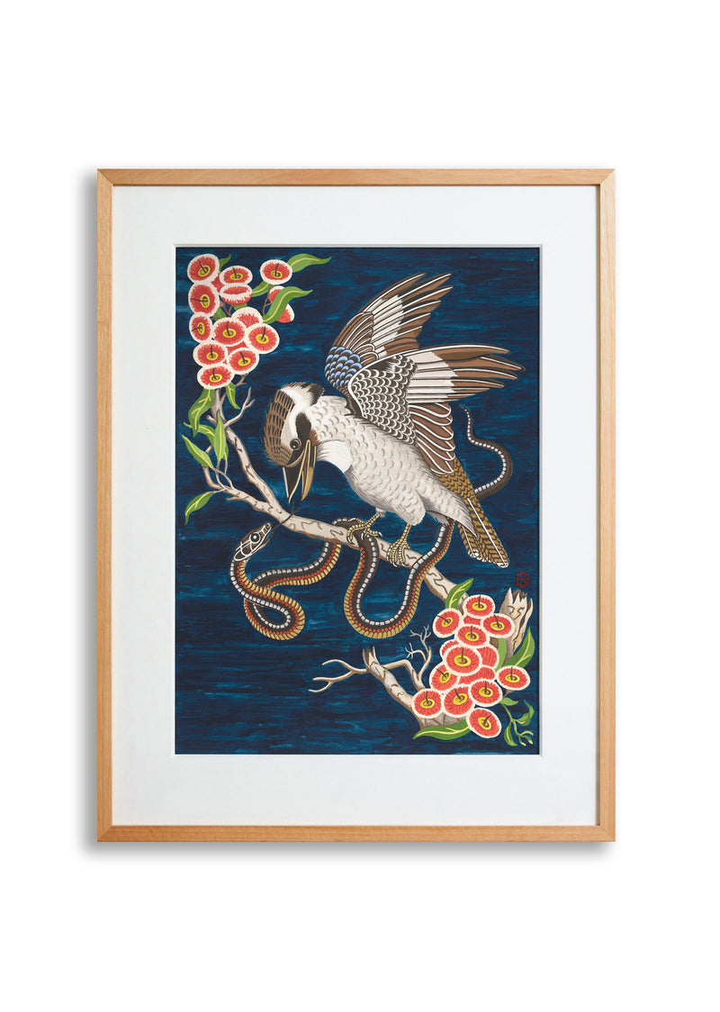 Kookaburra Deity Fine Art Giclee Print