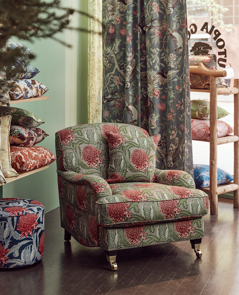 Utopia Goods Rolled English Armchair