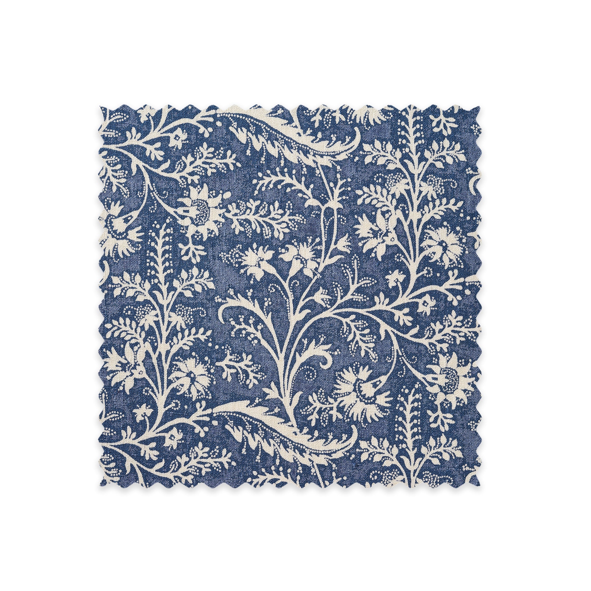 Wildflower Denim Linen Swatch
