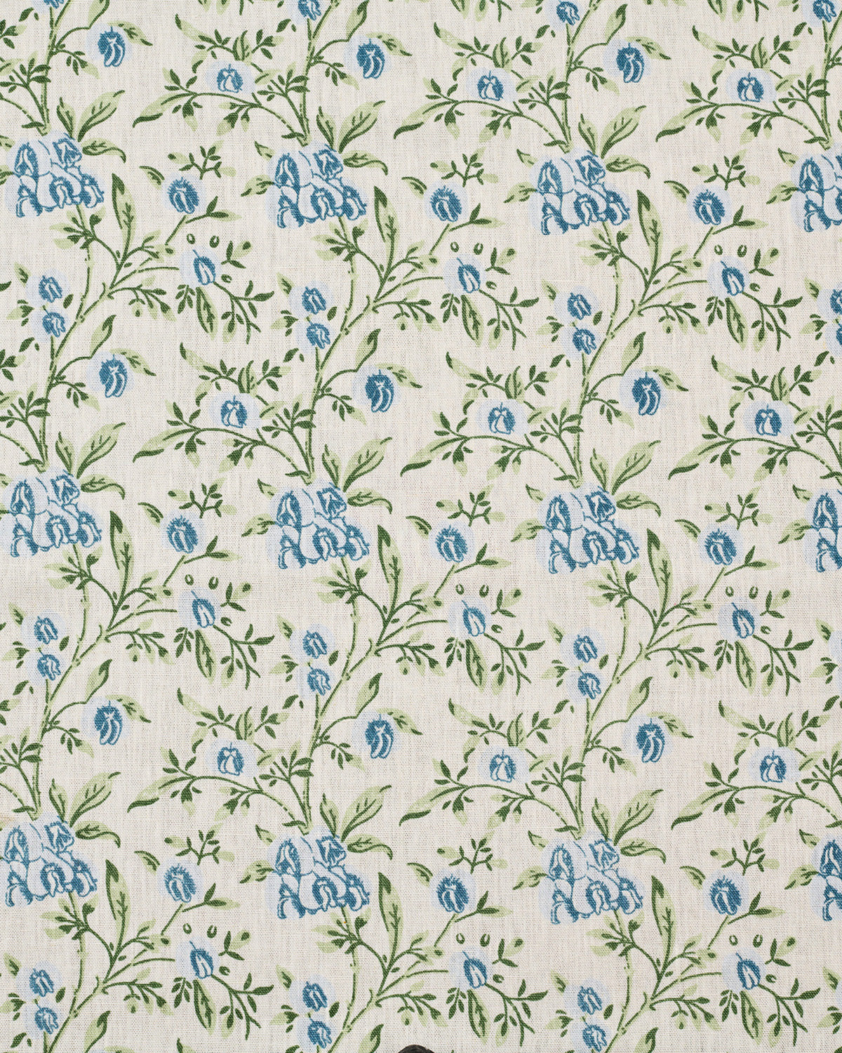 Pea Flower Blue Furnishing Linen