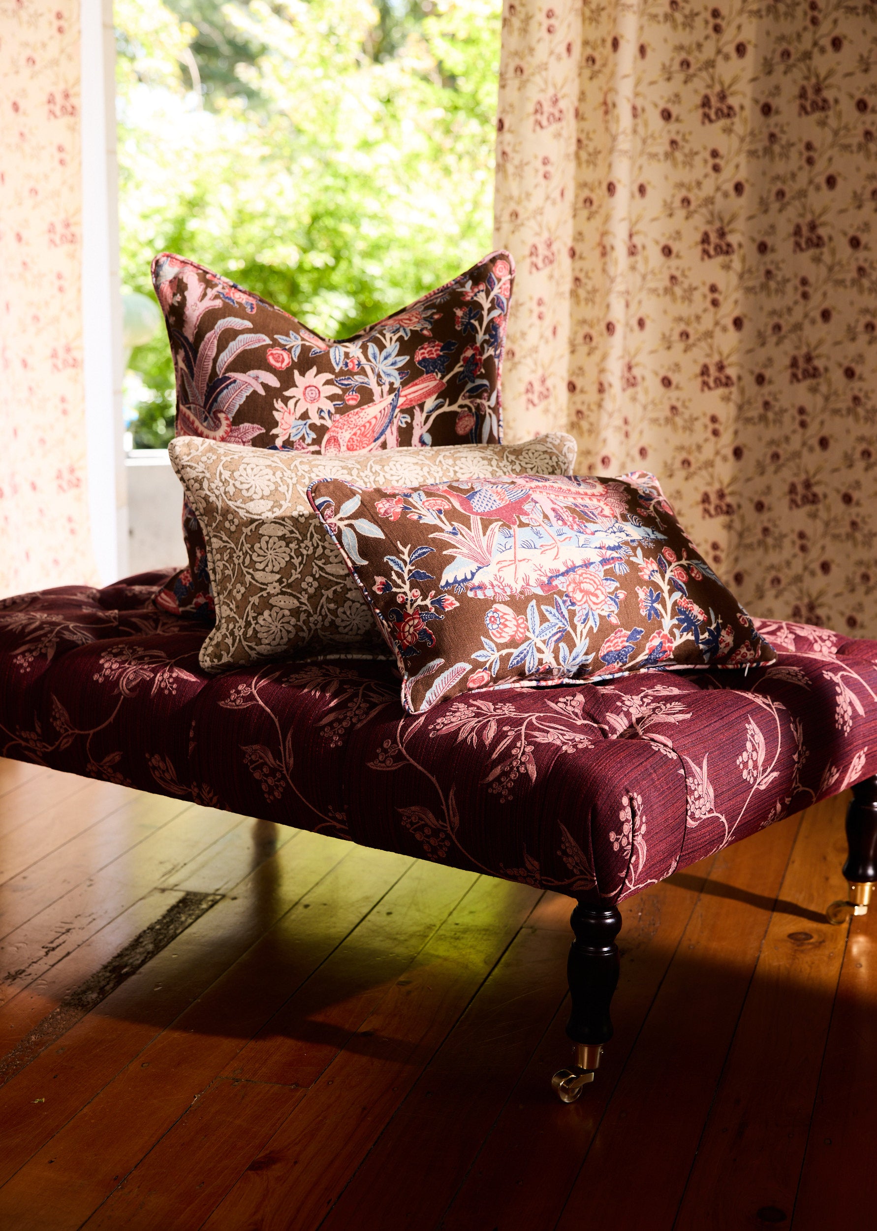 Arcadia Mocha Bolster Cushion Cover