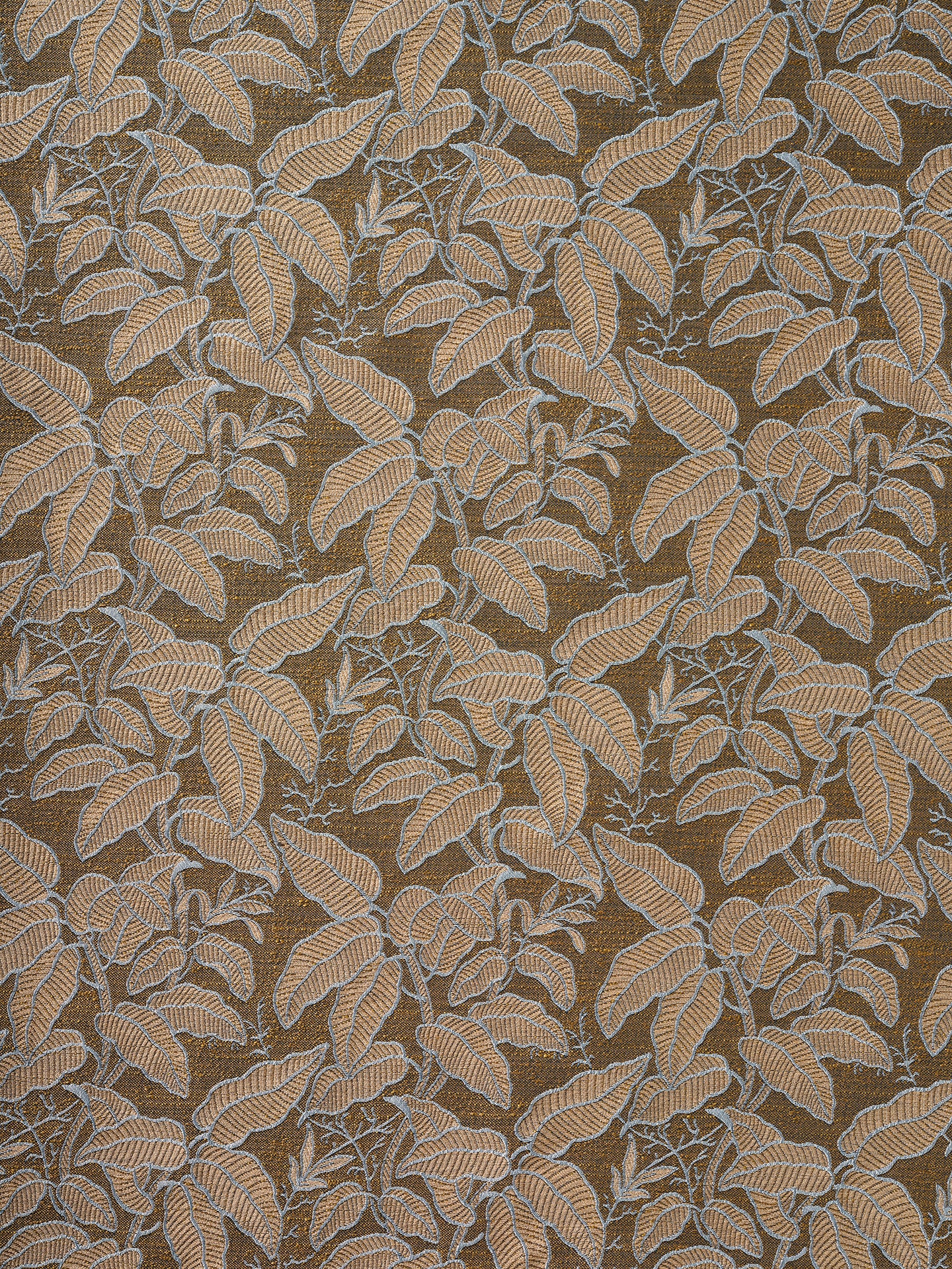 Foliage Chocolate Performance Fabric