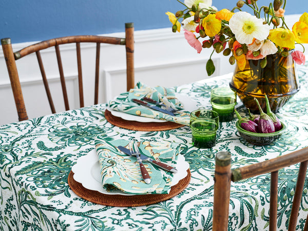 Grevillea Green Tablecloth