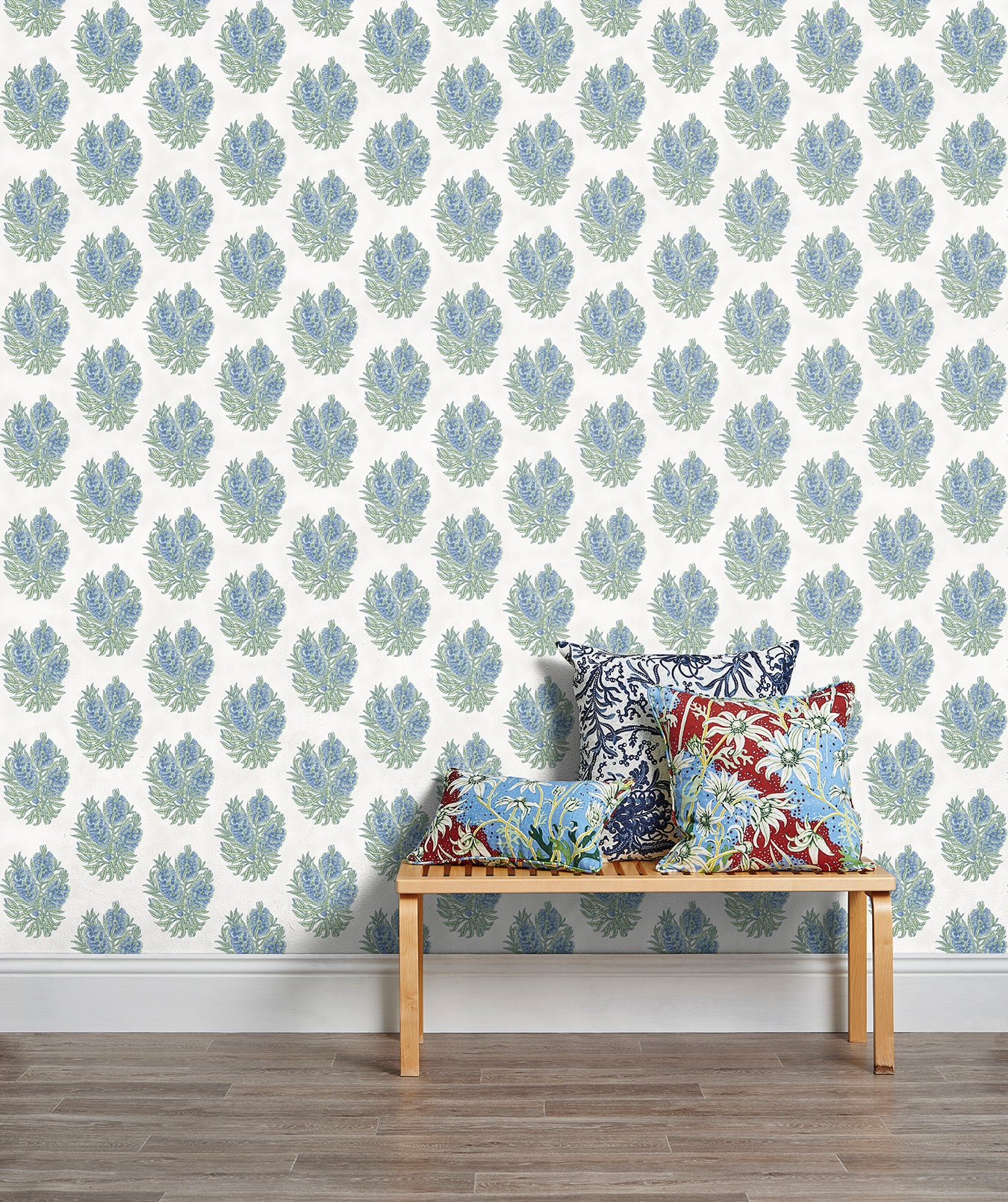 Cameo Blue Wallpaper