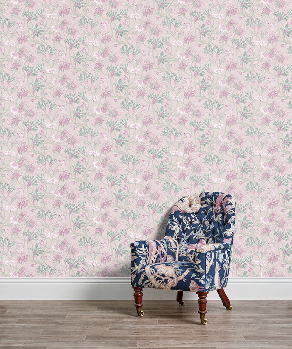 Meadow Pink Wallpaper