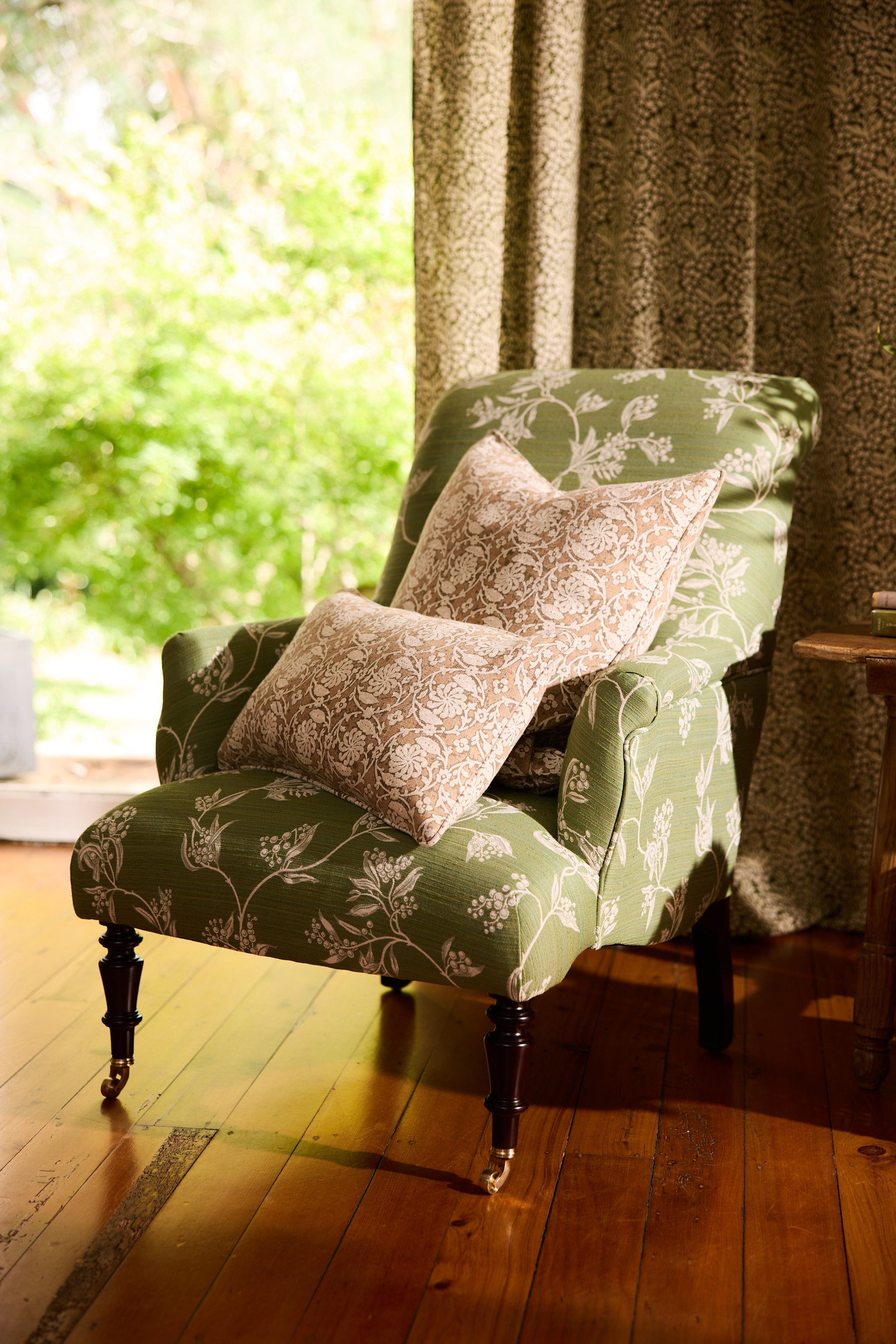 Pinwheel Sepia Medium Cushion Cover