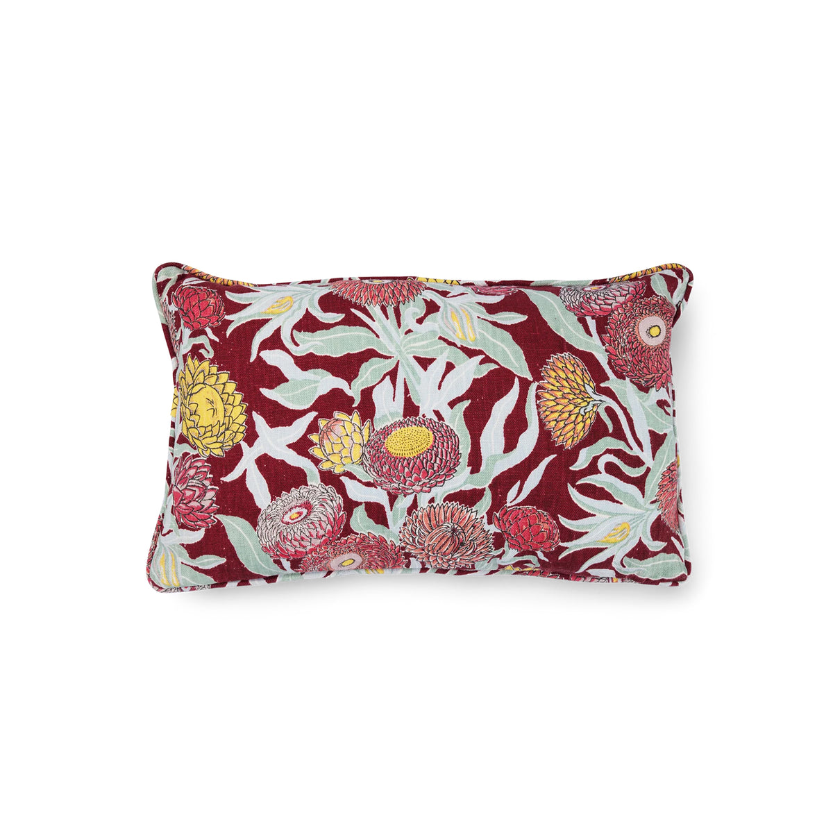 Everlasting Claret Bolster Cushion