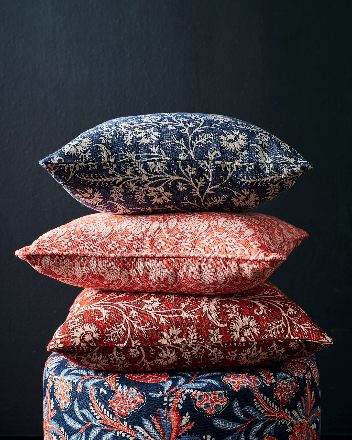 Wildflower Madder Large Cushion Cover