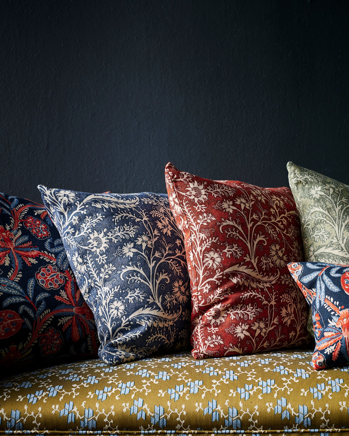 Wildflower Madder Medium Cushion Cover