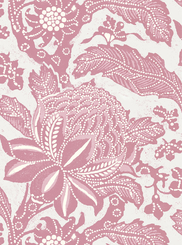 Waratah Pink Wallpaper Swatch Sample