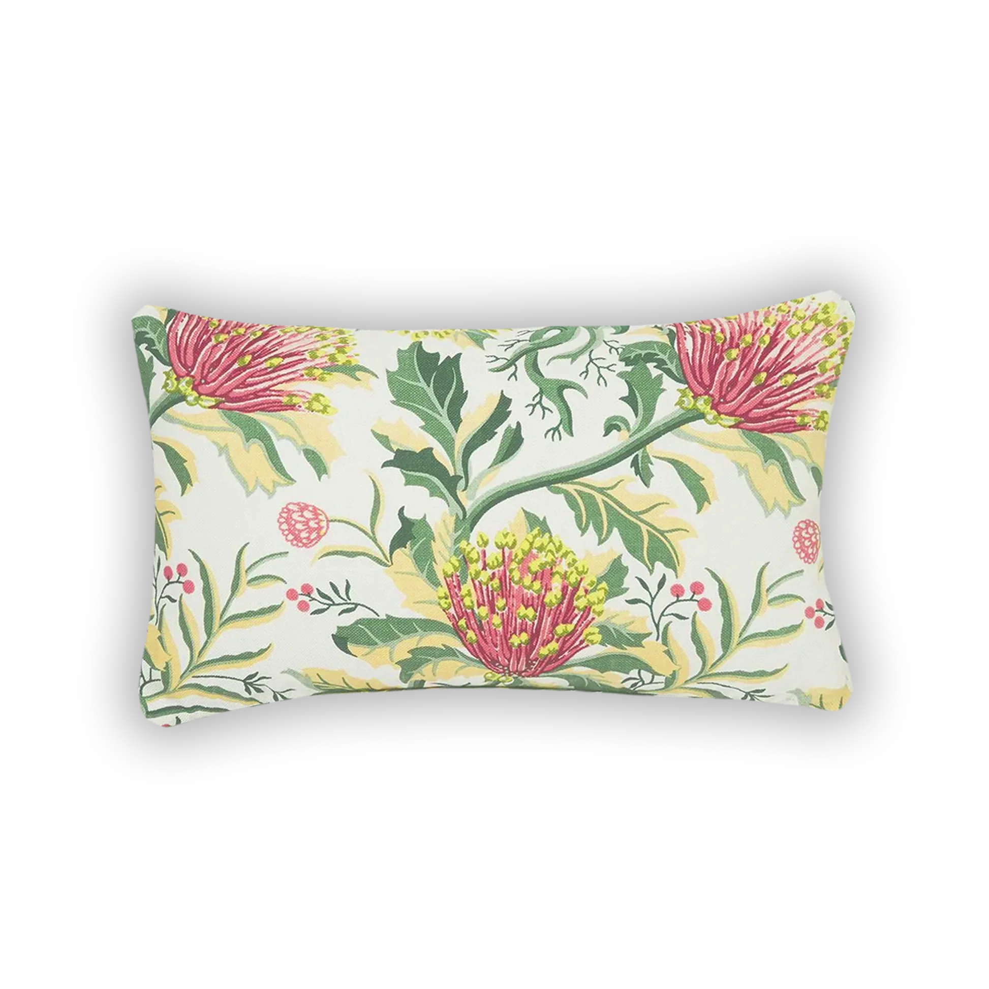 Matchstick Banksia Pink Bolster Cushion Cover