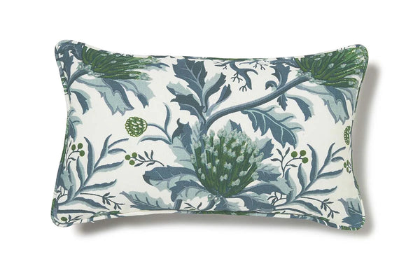 Matchstick Banksia Blue Custom Cushion Cover