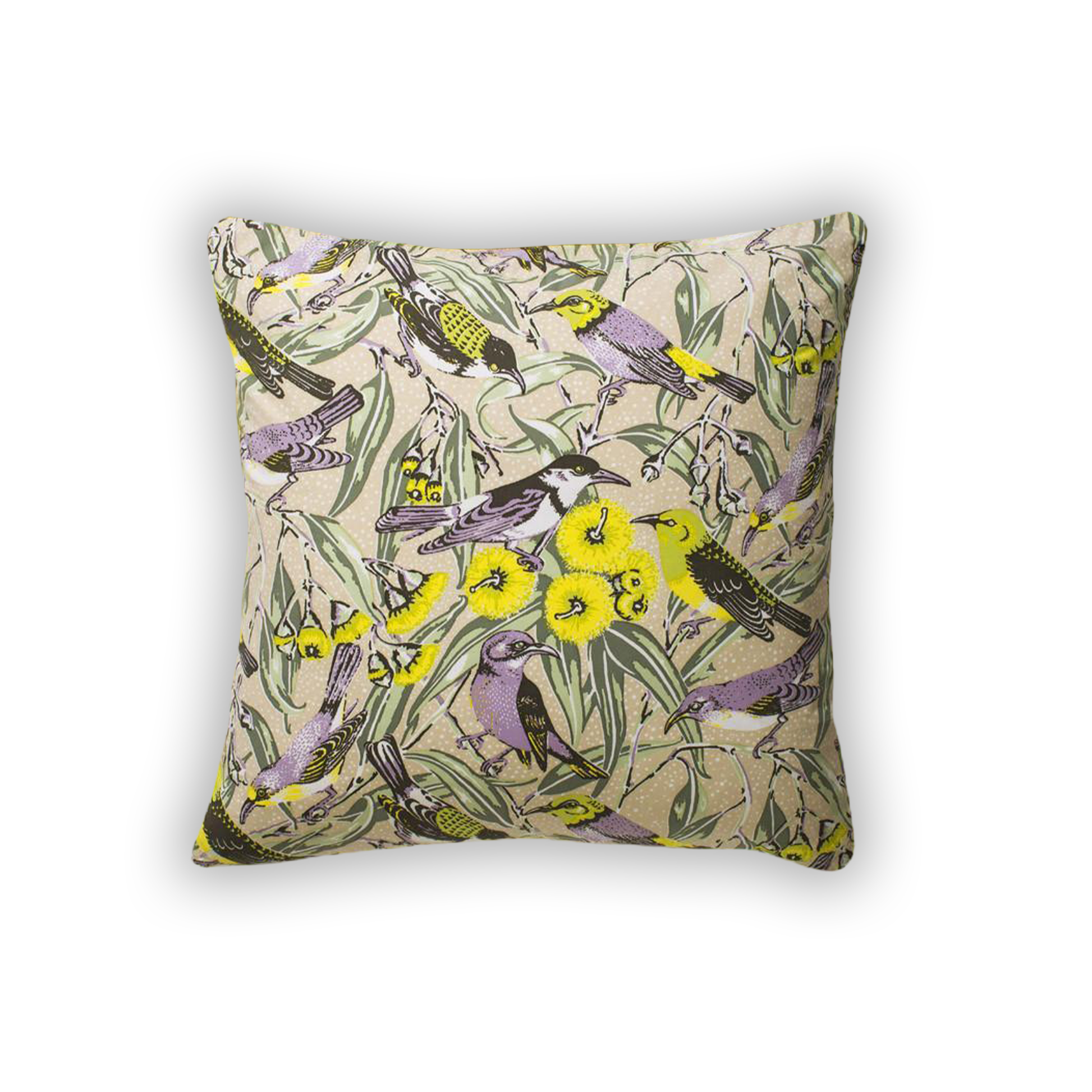 Flowering Gum Beige Medium Cushion Cover