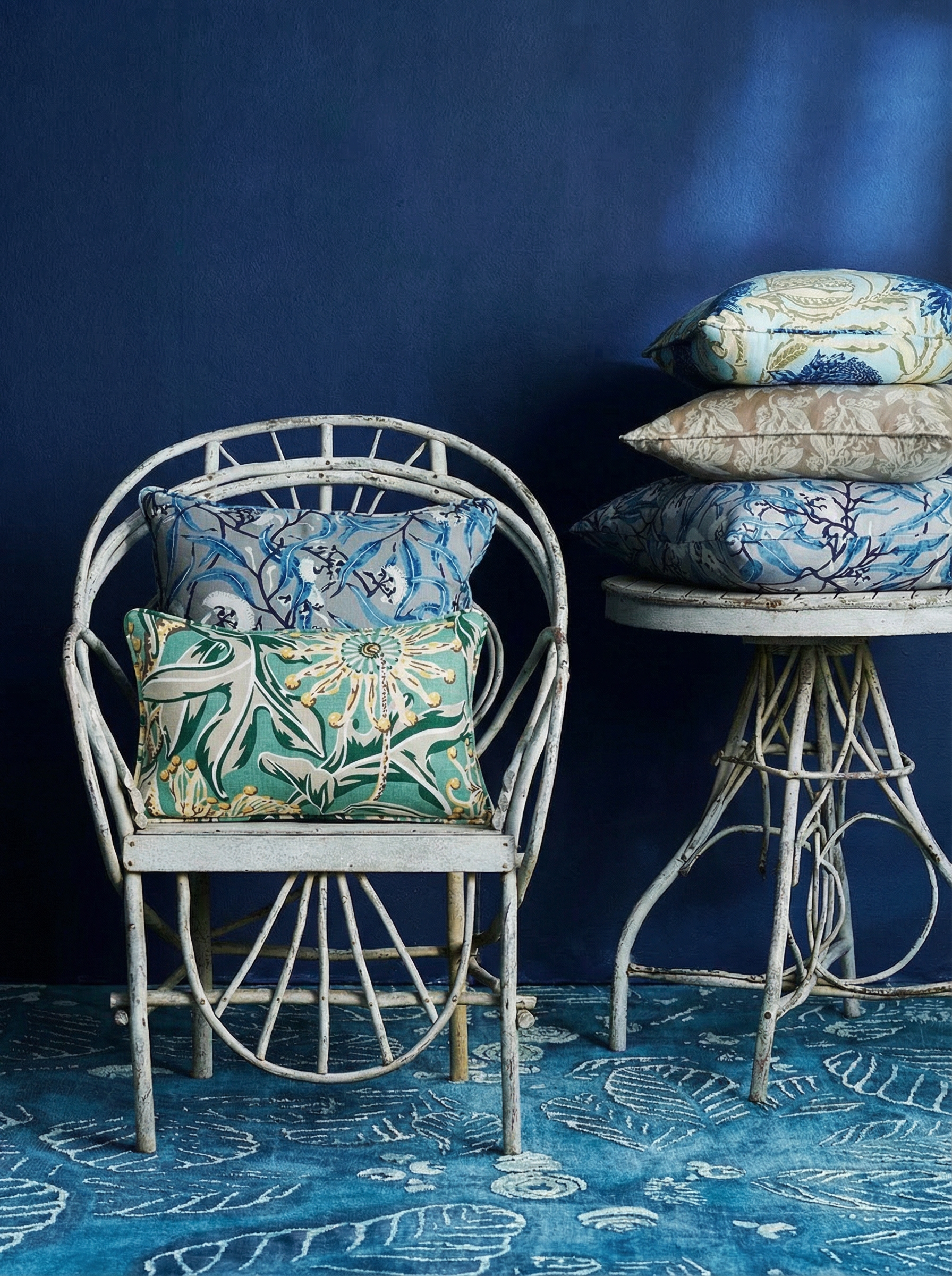 Firewheel Garden Bolster Cushion Cover