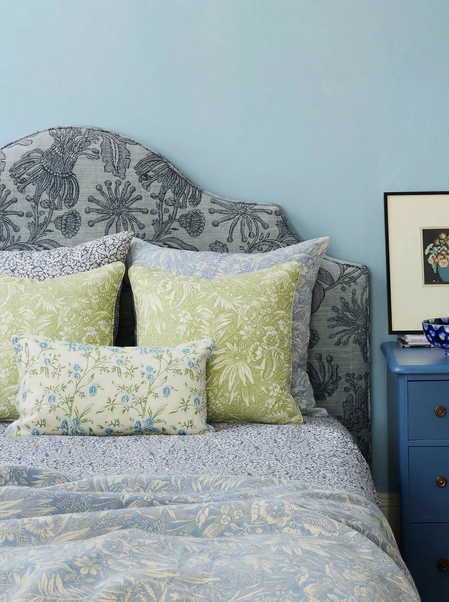 Palm Grove Green Medium Cushion Cover