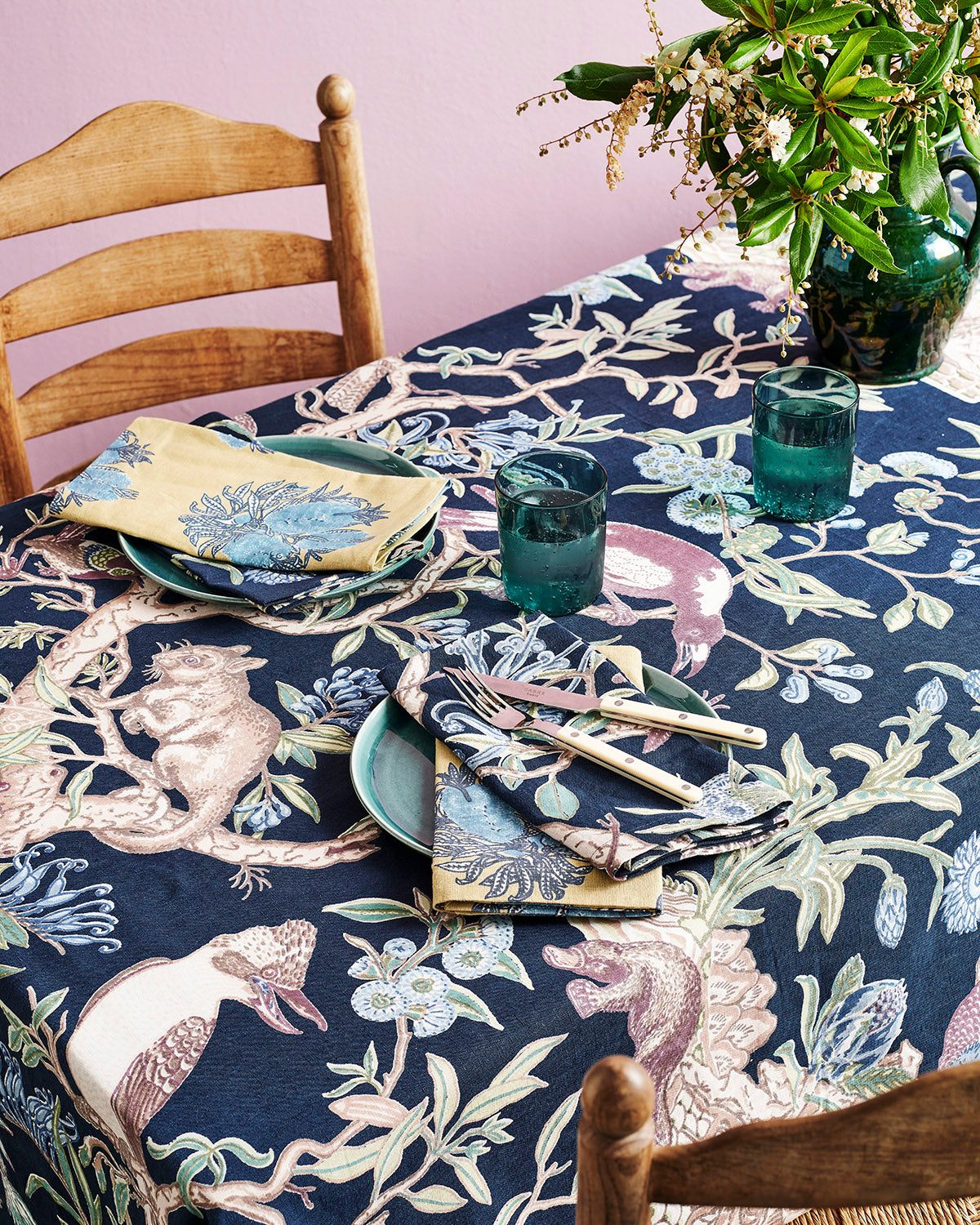 Tree of Life Midnight Tablecloths