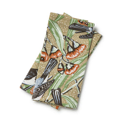 Limited-Edition Flowering Gum Natural Cotton Napkins Set of 2