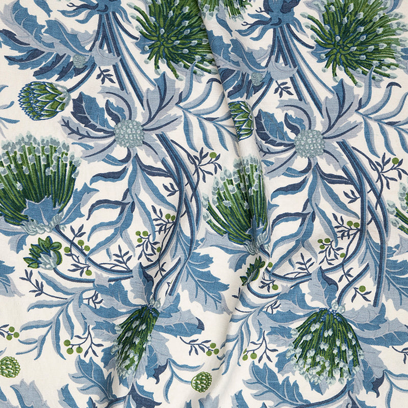 Matchstick Banksia Blue Furnishing Linen