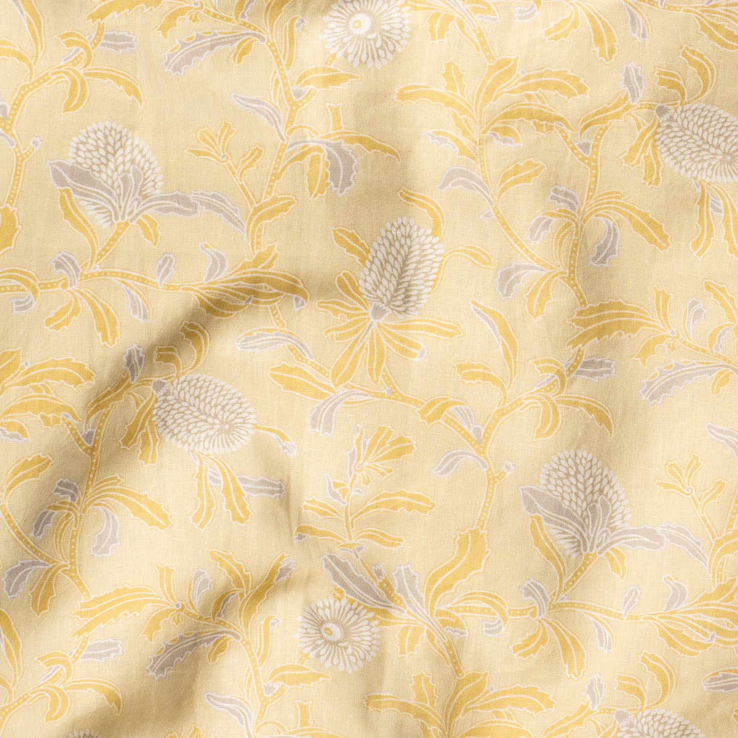 Silver Banksia Sand Lightweight Drapery Linen