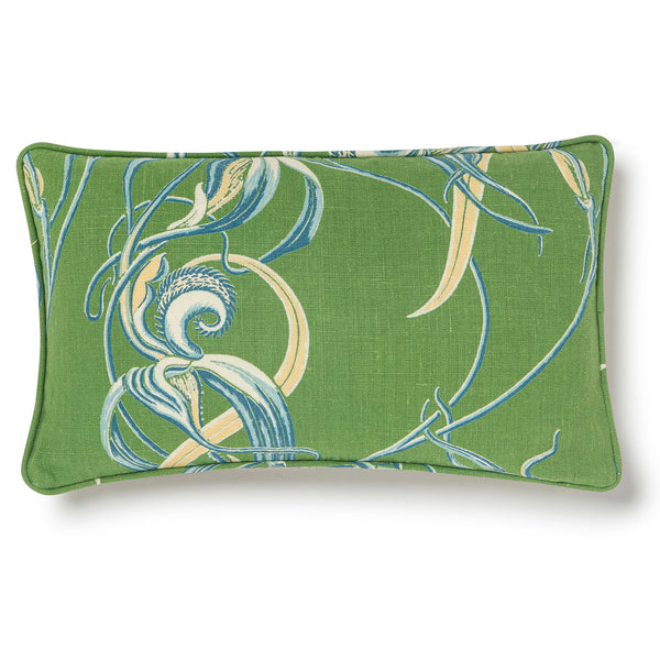 Native Orchid Green 30x50 Cushion Cover