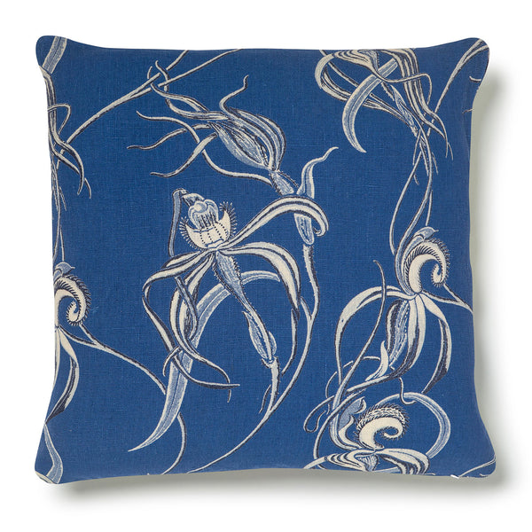 Native Orchid Blue 60x60 Cushion Cover