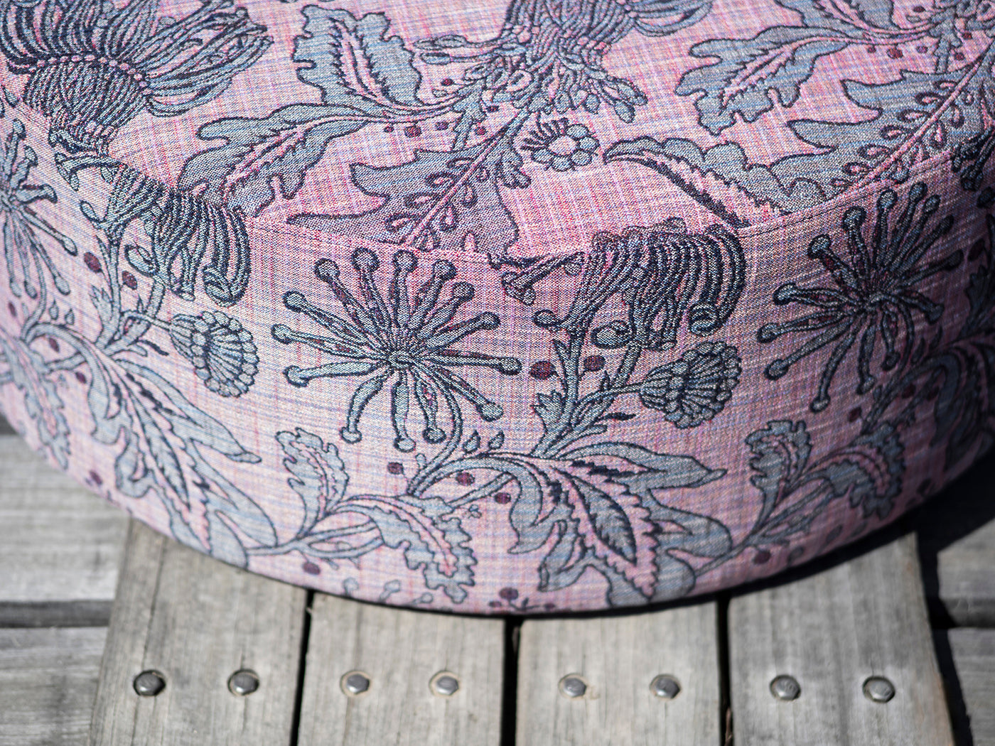 Large Round Ottoman