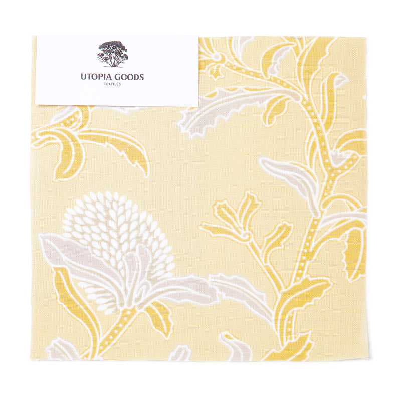 Silver Banksia Sand Cotton/Linen Swatch