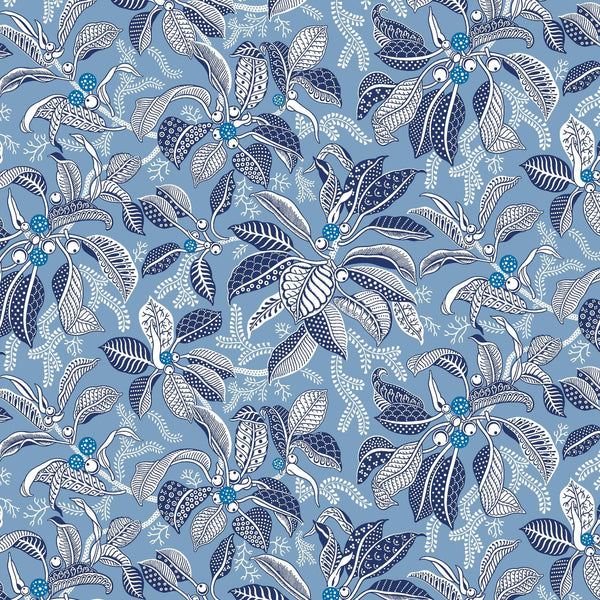 Fig Blue Wallpaper