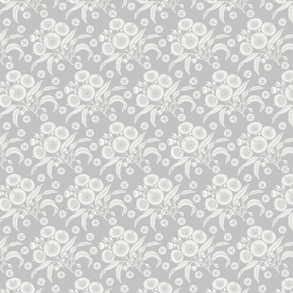 Native Posy Grey Wallpaper